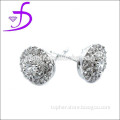 Top Quality 925 Sterling Silver Australian silver fashionable design stud earrings